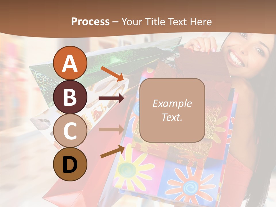 Lady White Fashion PowerPoint Template