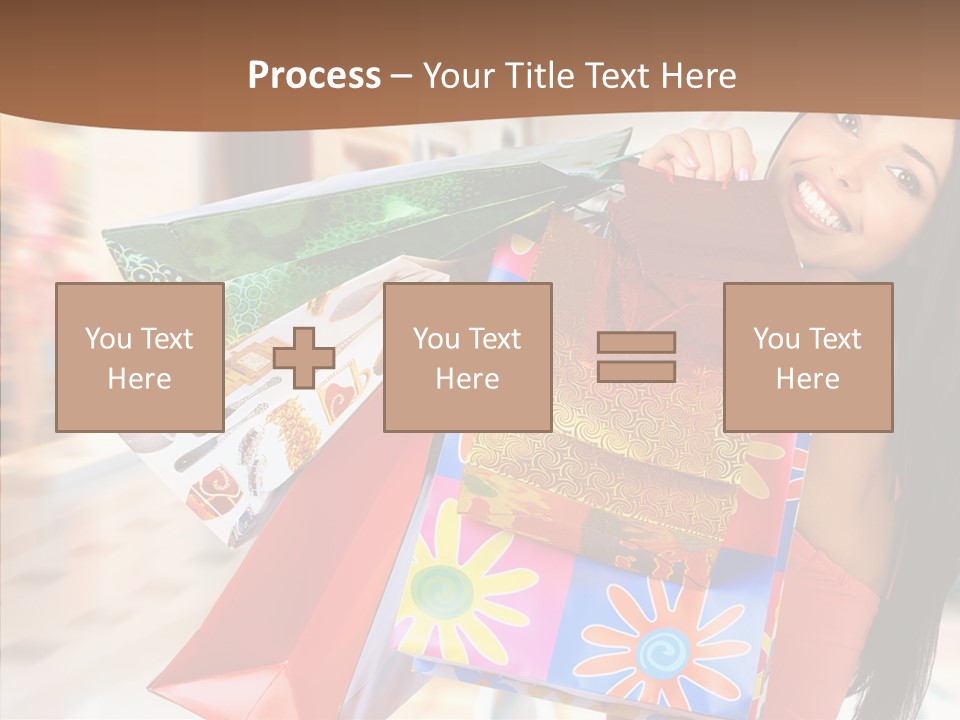 Lady White Fashion PowerPoint Template