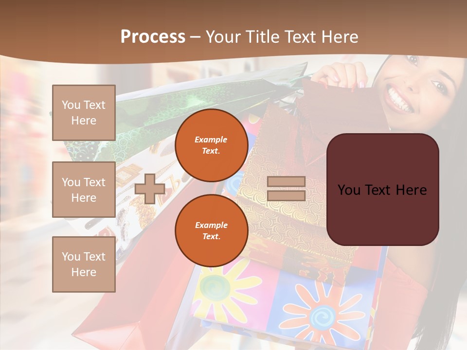 Lady White Fashion PowerPoint Template