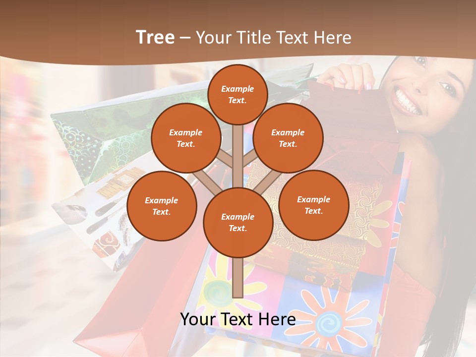 Lady White Fashion PowerPoint Template