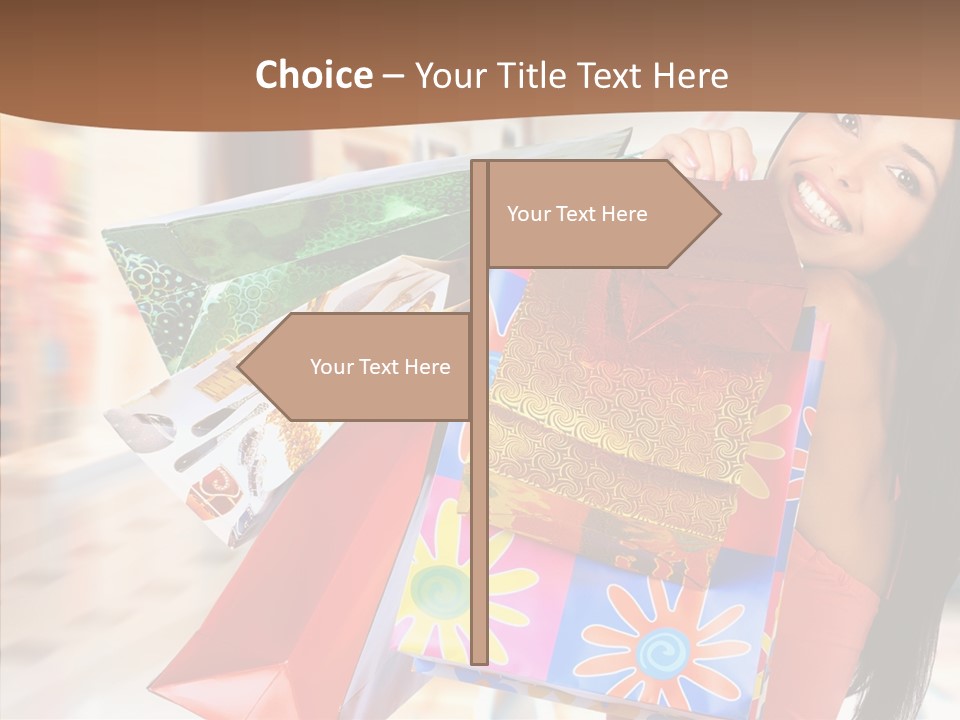 Lady White Fashion PowerPoint Template