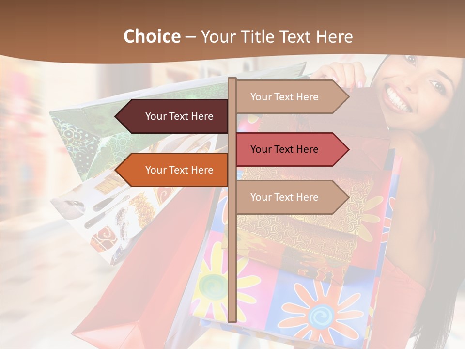 Lady White Fashion PowerPoint Template