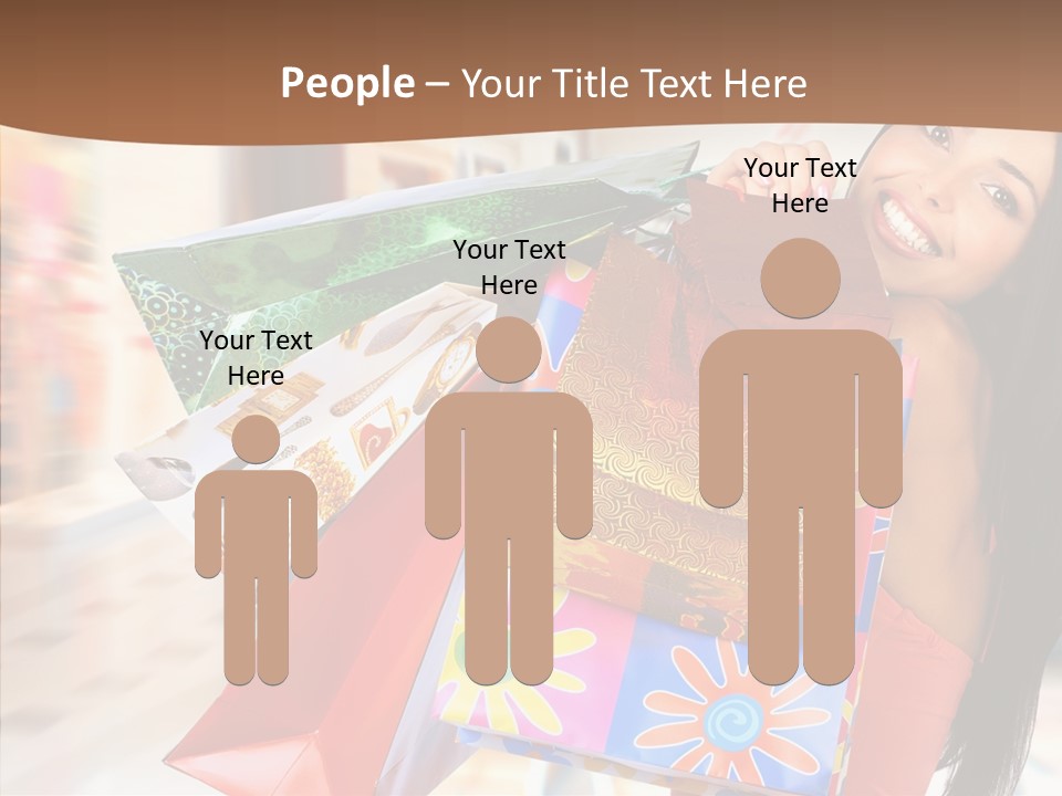 Lady White Fashion PowerPoint Template