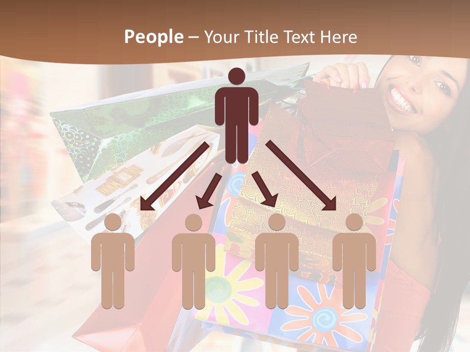 Lady White Fashion PowerPoint Template