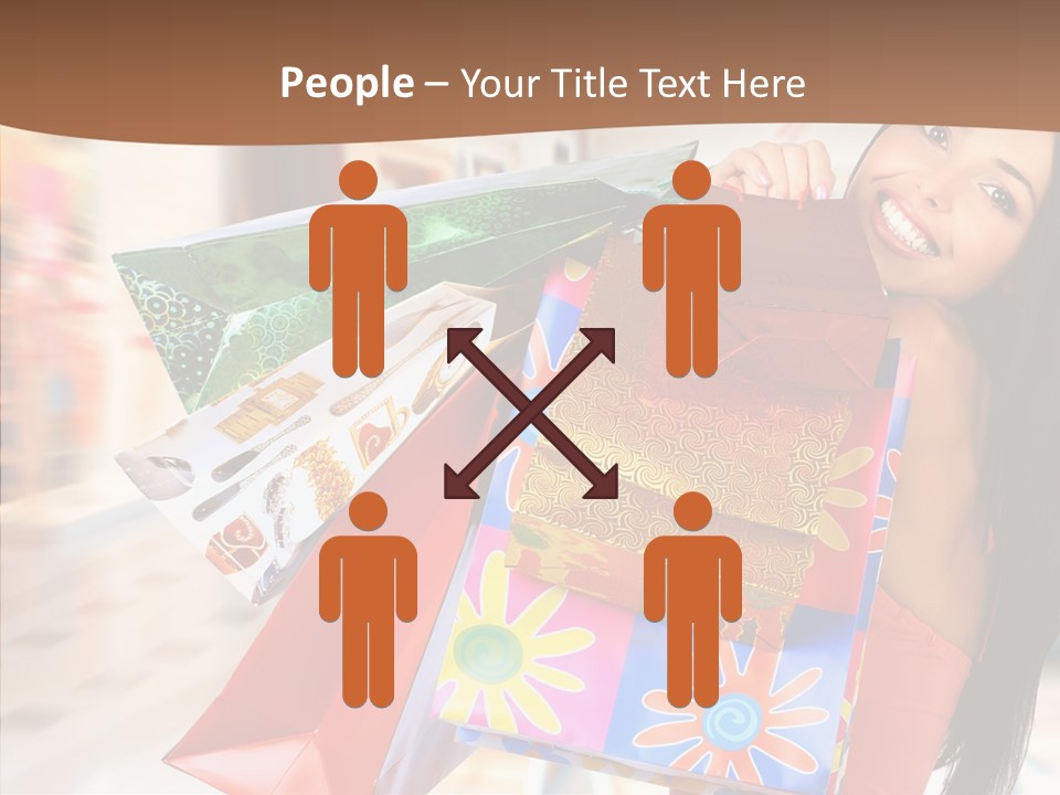 Lady White Fashion PowerPoint Template