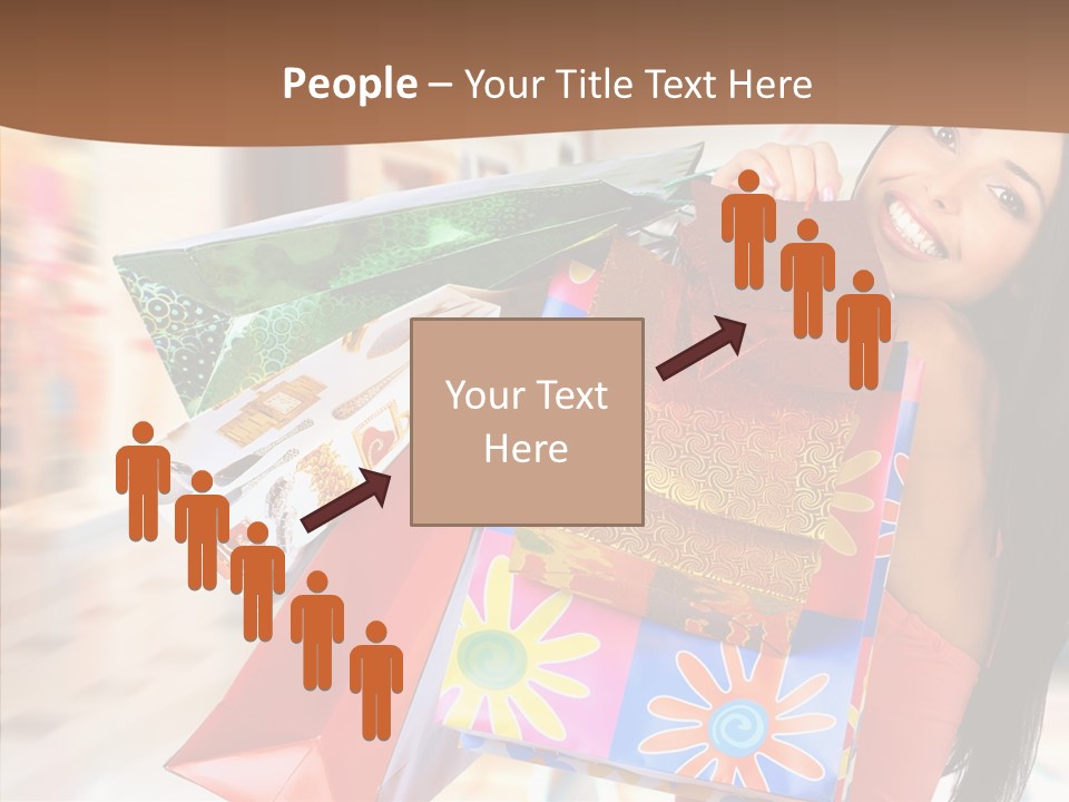 Lady White Fashion PowerPoint Template