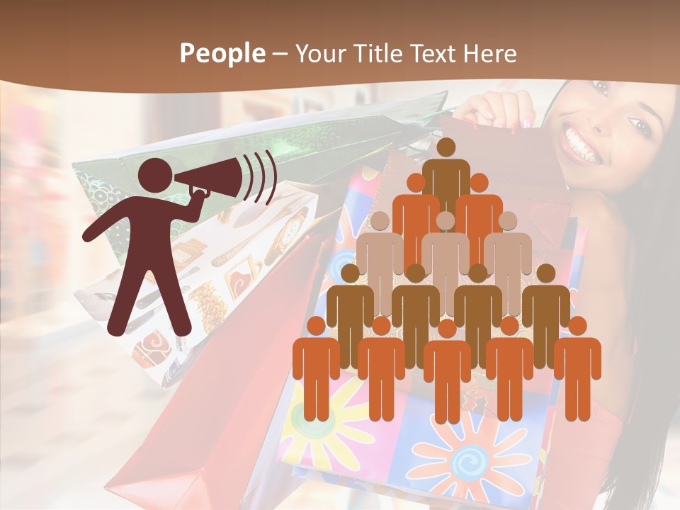 Lady White Fashion PowerPoint Template