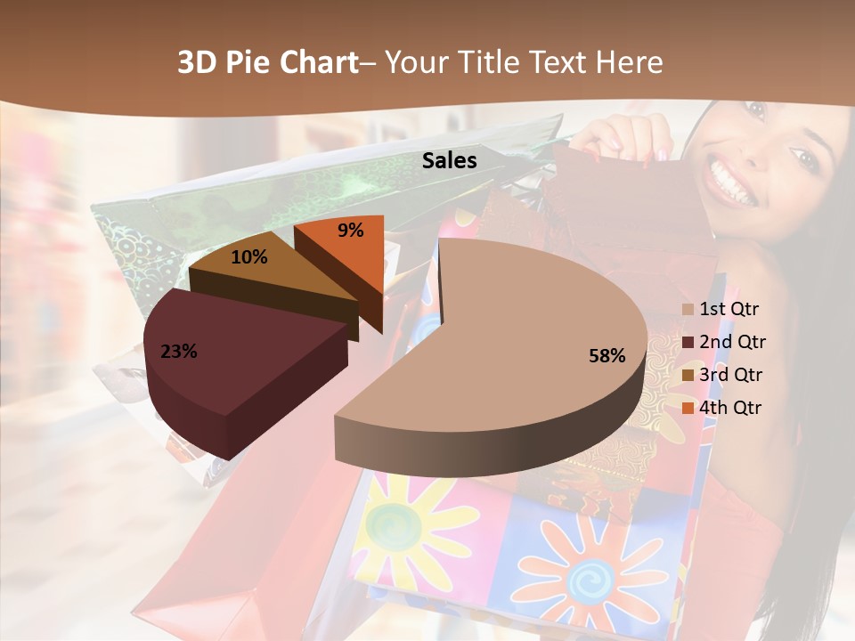 Lady White Fashion PowerPoint Template