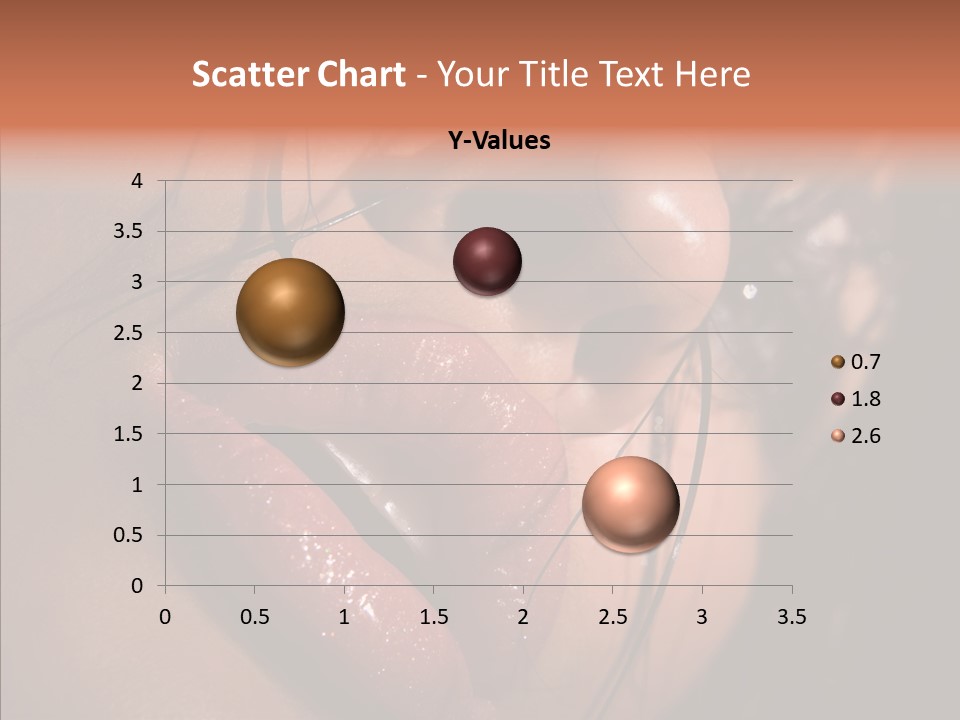 Close Up Hair Make Up PowerPoint Template