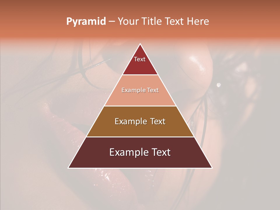 Close Up Hair Make Up PowerPoint Template