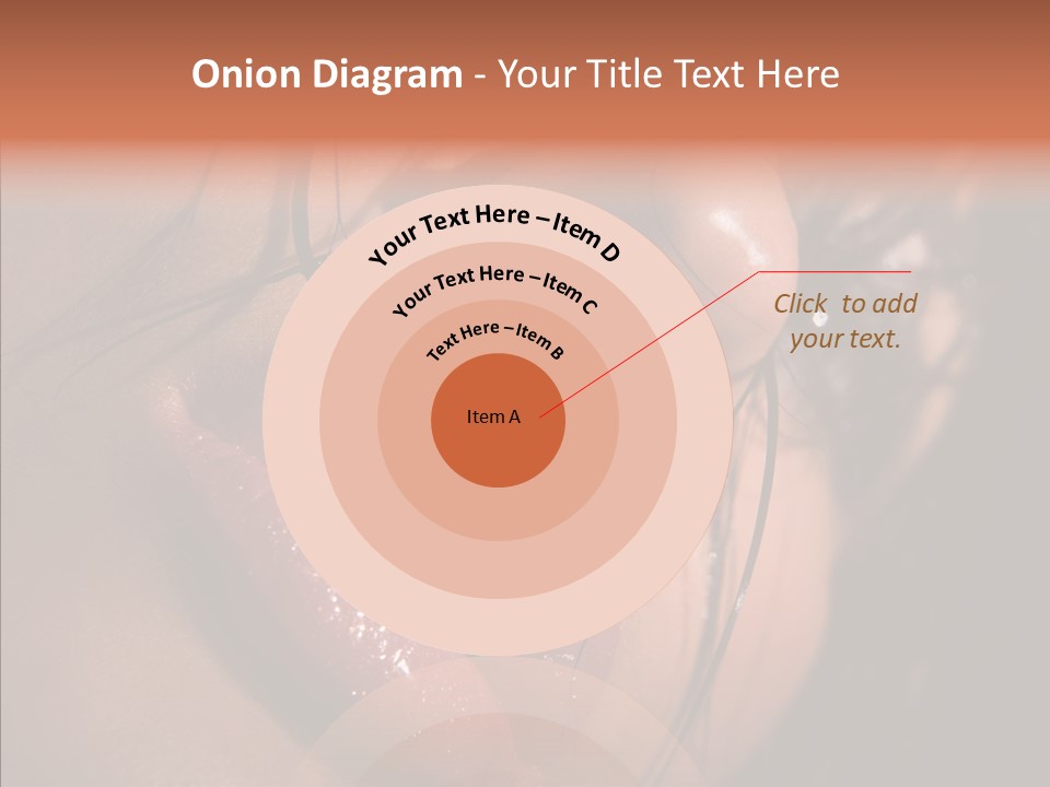 Close Up Hair Make Up PowerPoint Template