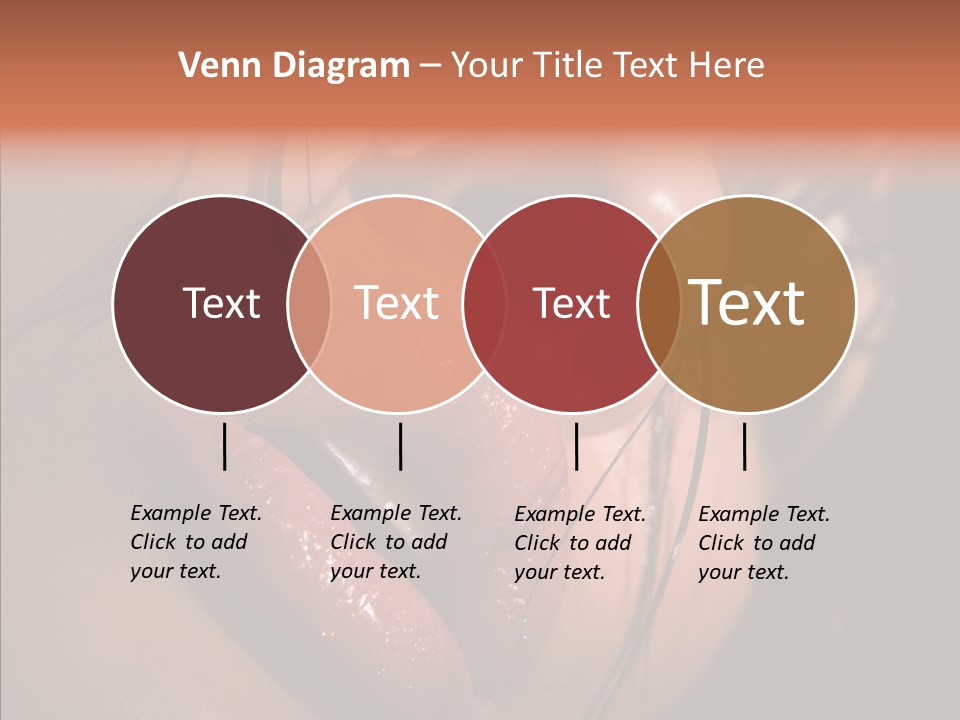 Close Up Hair Make Up PowerPoint Template