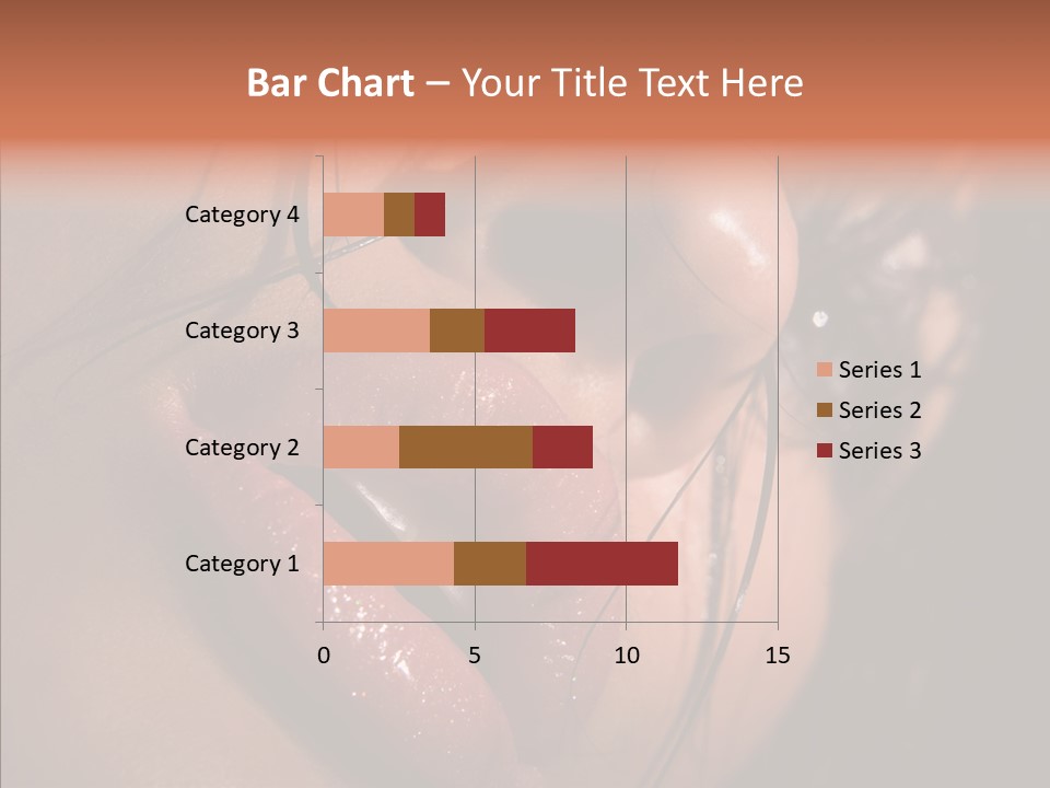 Close Up Hair Make Up PowerPoint Template