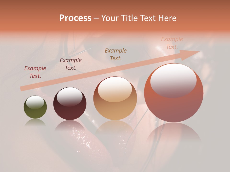 Close Up Hair Make Up PowerPoint Template