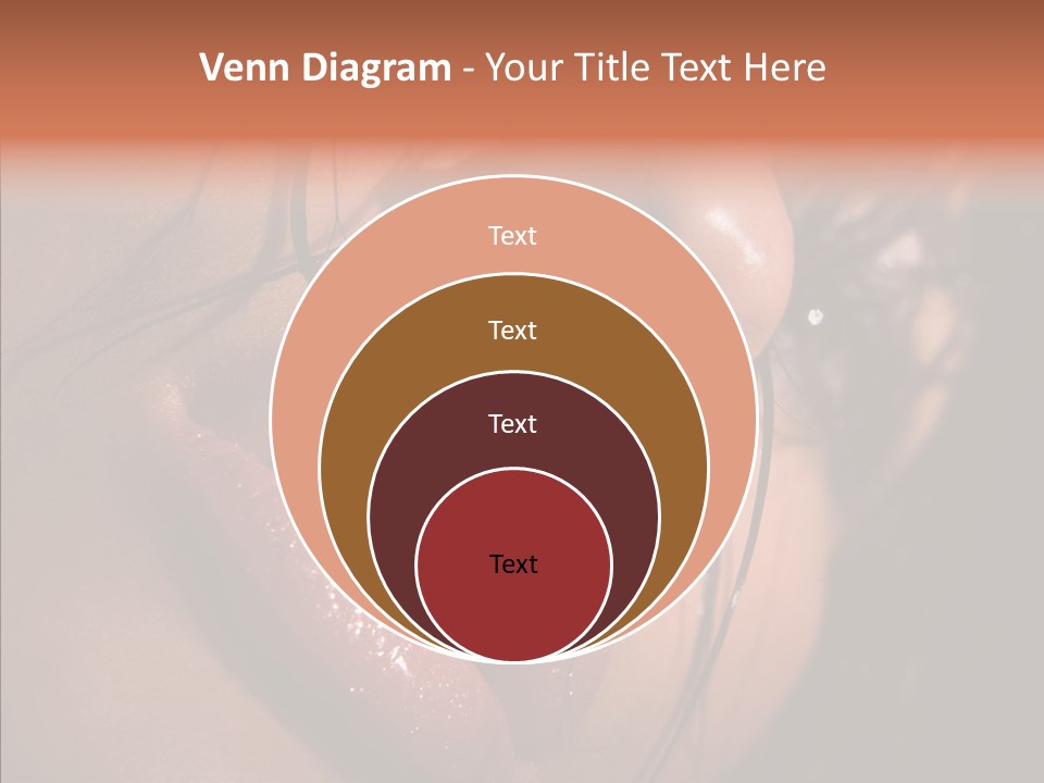 Close Up Hair Make Up PowerPoint Template