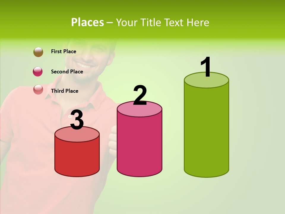 Isolated Achievement Portrait PowerPoint Template