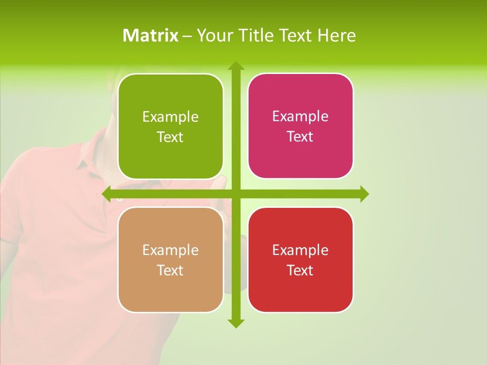 Isolated Achievement Portrait PowerPoint Template