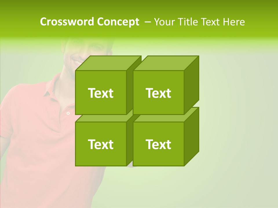 Isolated Achievement Portrait PowerPoint Template