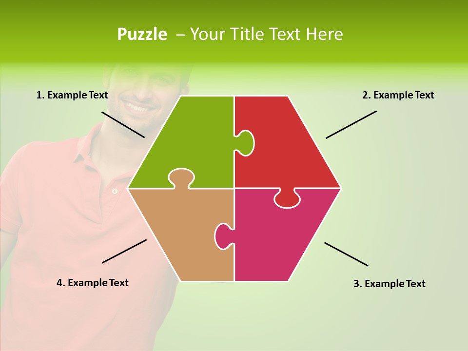 Isolated Achievement Portrait PowerPoint Template