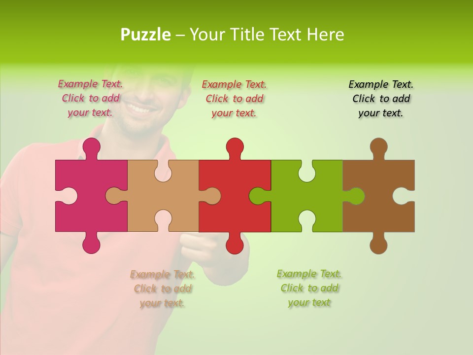 Isolated Achievement Portrait PowerPoint Template