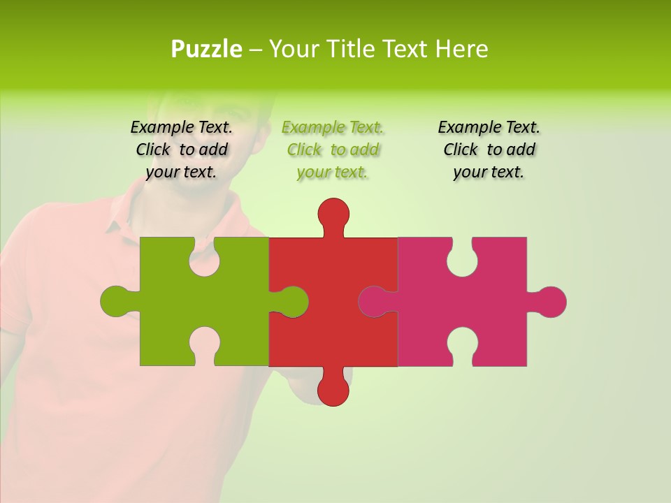 Isolated Achievement Portrait PowerPoint Template