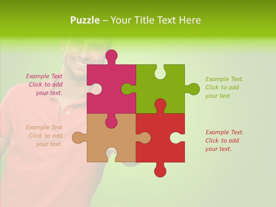 Isolated Achievement Portrait PowerPoint Template