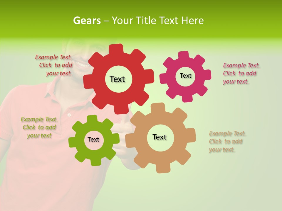 Isolated Achievement Portrait PowerPoint Template