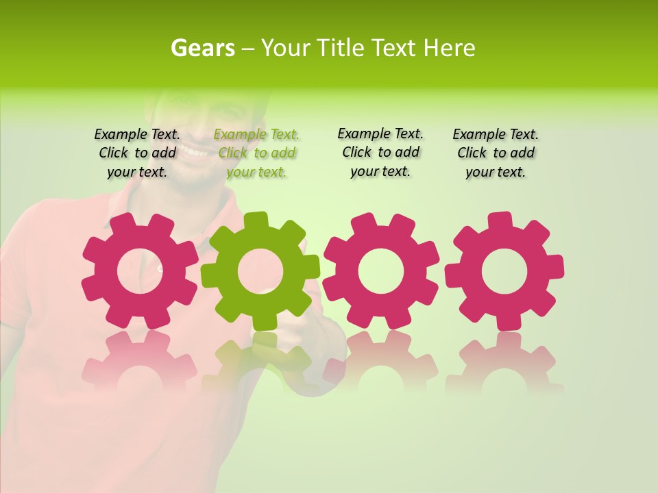 Isolated Achievement Portrait PowerPoint Template