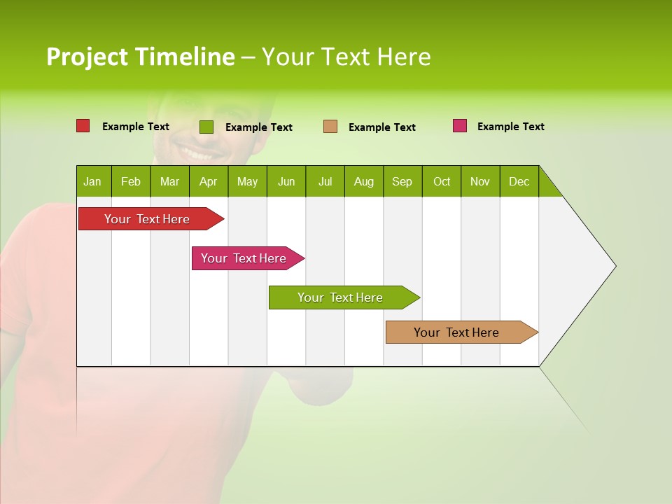 Isolated Achievement Portrait PowerPoint Template