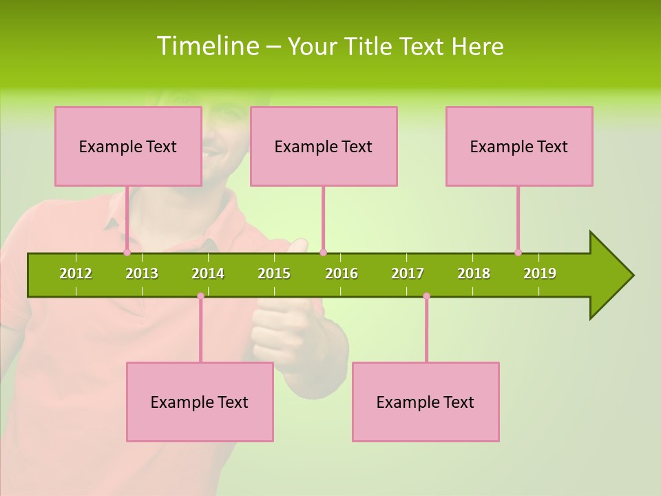 Isolated Achievement Portrait PowerPoint Template