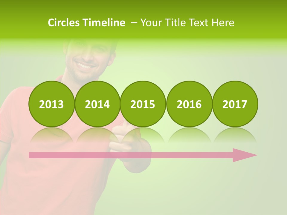 Isolated Achievement Portrait PowerPoint Template