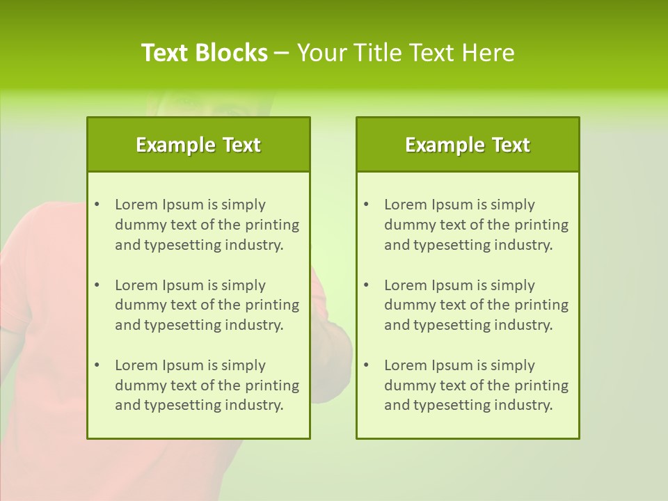 Isolated Achievement Portrait PowerPoint Template