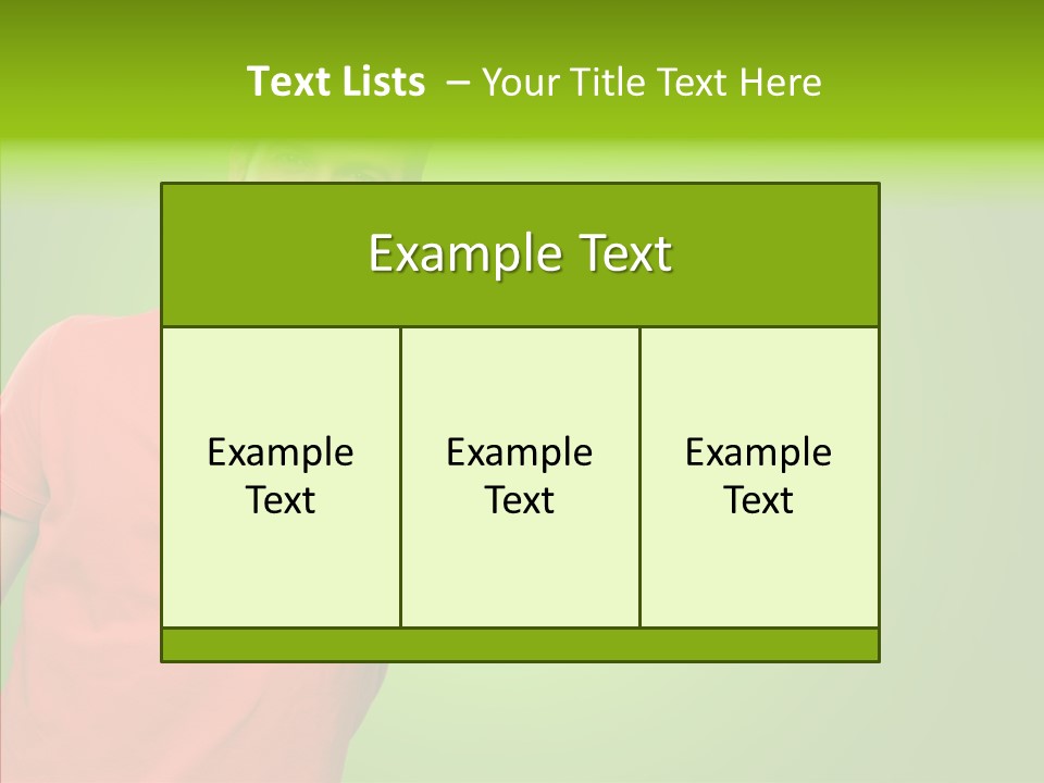 Isolated Achievement Portrait PowerPoint Template