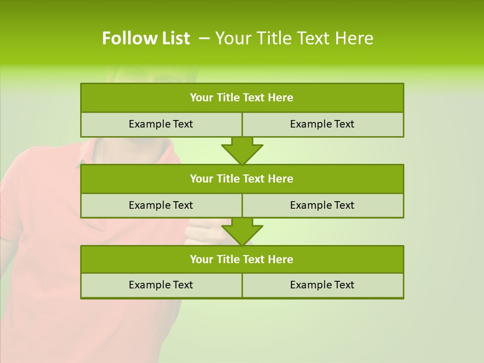 Isolated Achievement Portrait PowerPoint Template