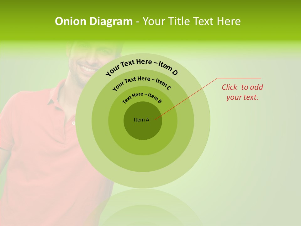 Isolated Achievement Portrait PowerPoint Template