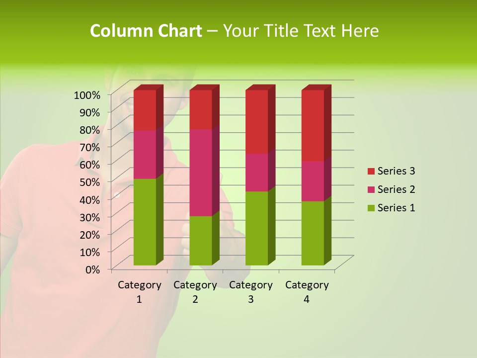 Isolated Achievement Portrait PowerPoint Template