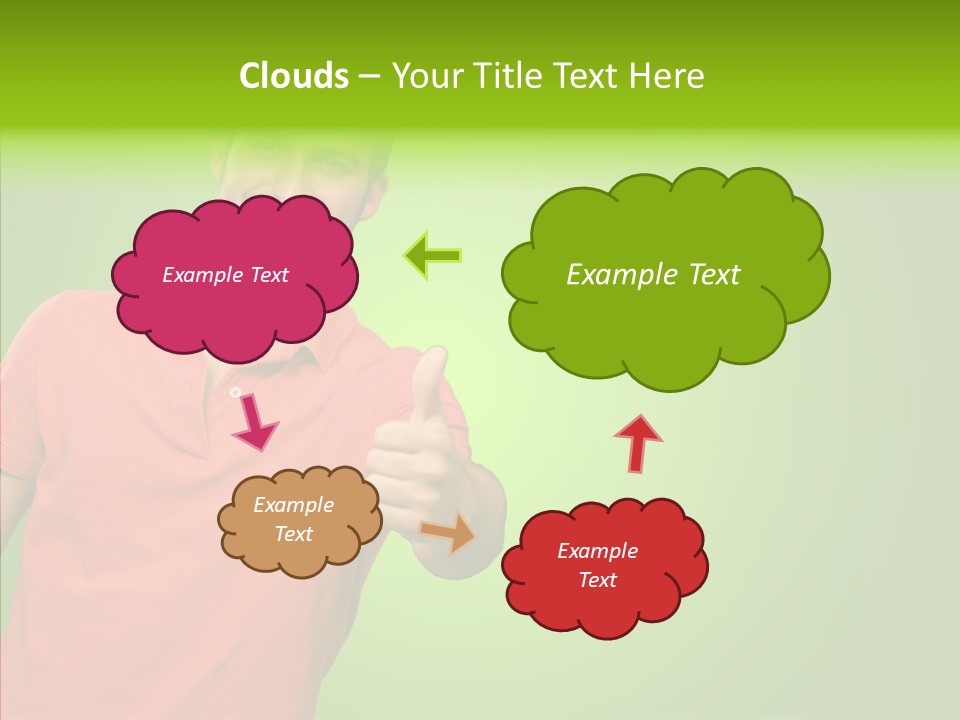 Isolated Achievement Portrait PowerPoint Template