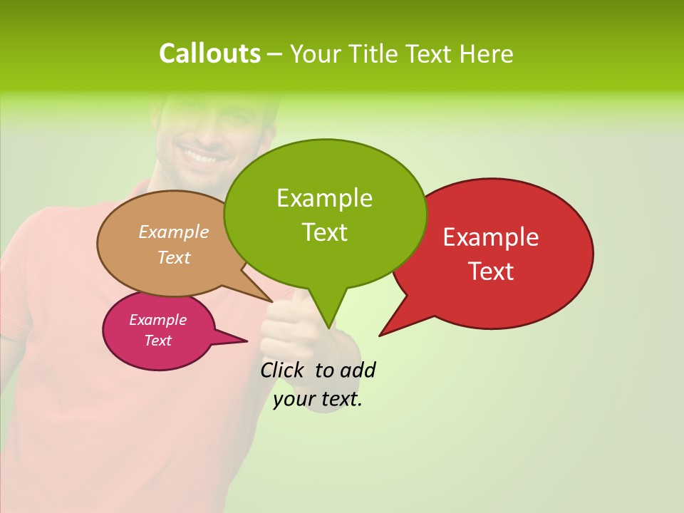 Isolated Achievement Portrait PowerPoint Template