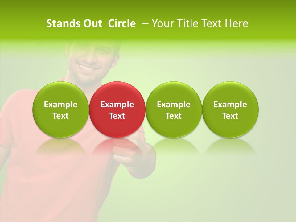 Isolated Achievement Portrait PowerPoint Template