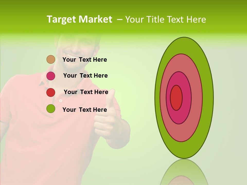 Isolated Achievement Portrait PowerPoint Template