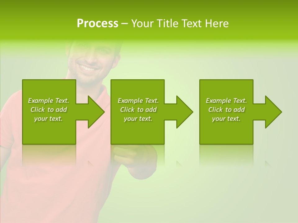 Isolated Achievement Portrait PowerPoint Template