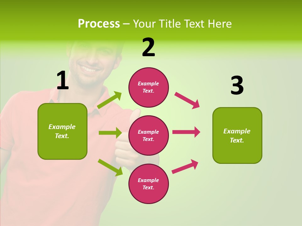 Isolated Achievement Portrait PowerPoint Template