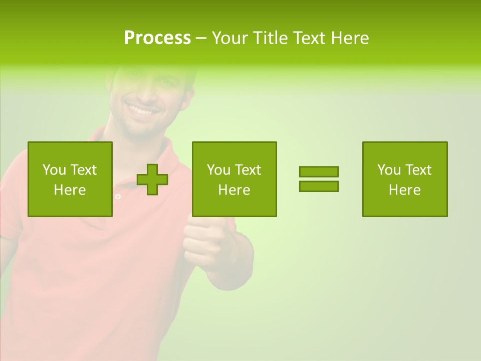 Isolated Achievement Portrait PowerPoint Template
