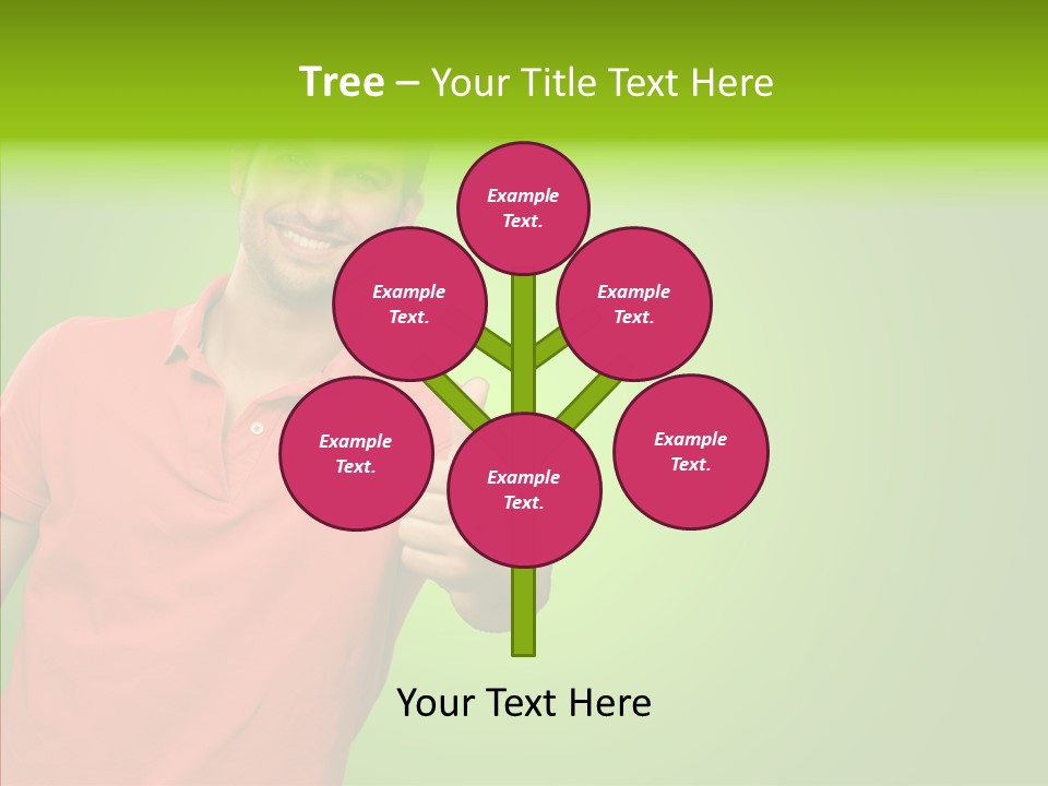 Isolated Achievement Portrait PowerPoint Template