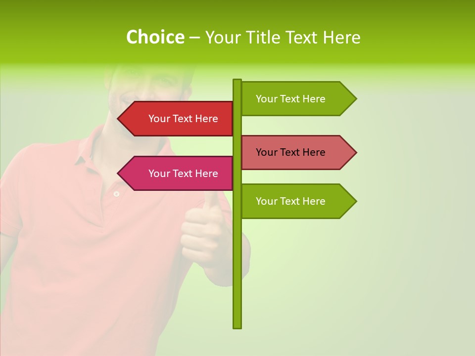 Isolated Achievement Portrait PowerPoint Template