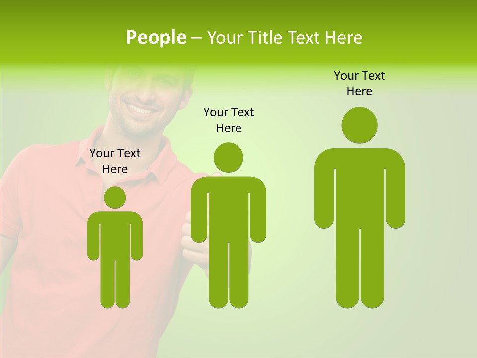 Isolated Achievement Portrait PowerPoint Template