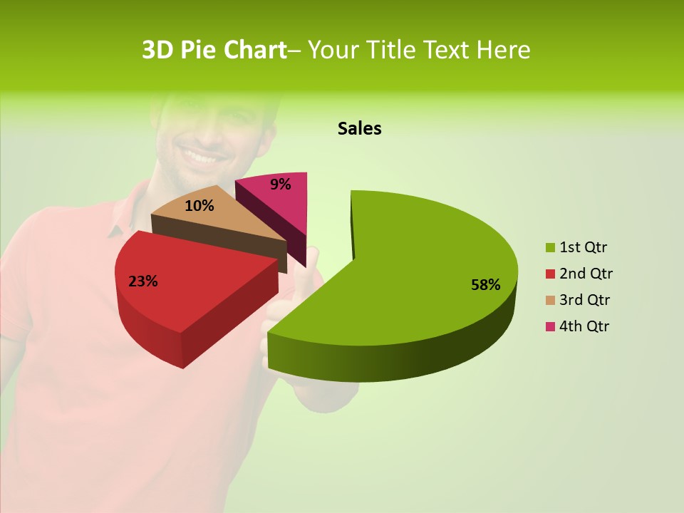 Isolated Achievement Portrait PowerPoint Template