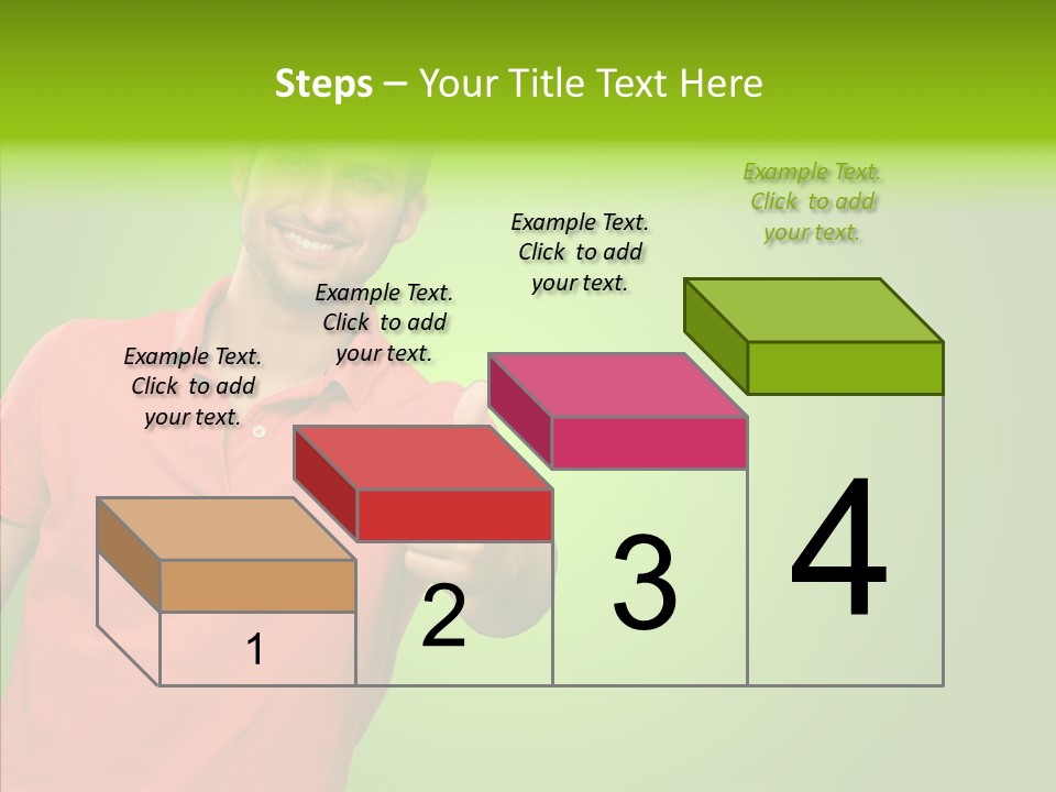 Isolated Achievement Portrait PowerPoint Template