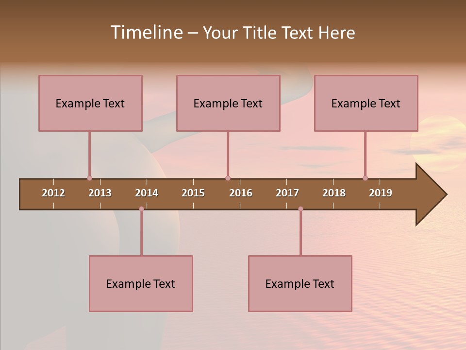 Sexy Sky Holiday PowerPoint Template