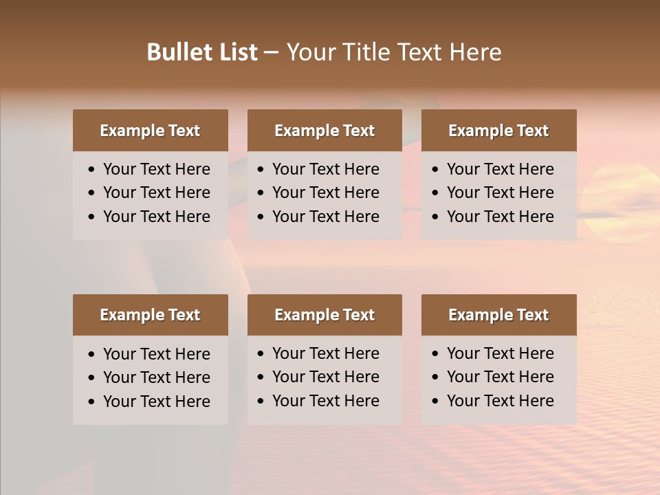 Sexy Sky Holiday PowerPoint Template